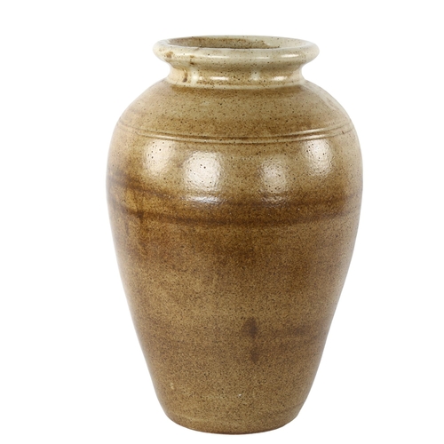 44 - A large Aylesford studio pottery vase, with impressed maker's mark to base, height 36cm