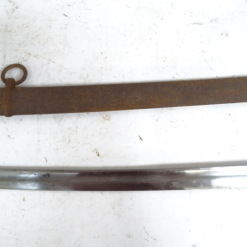 260 - An English patent sword, a short sword, and 1 other, largest length 104cm (3)