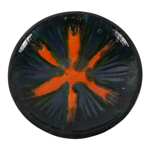 111 - Eric Leaper, Newlyn pottery, Cornwall, a studio pottery bowl signed Leaper, Diameter 31cm