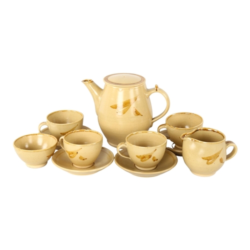 118 - Harry and May Davis, Crowan Pottery (1946-62), Cornwall, a studio pottery coffee set with maker's ma... 