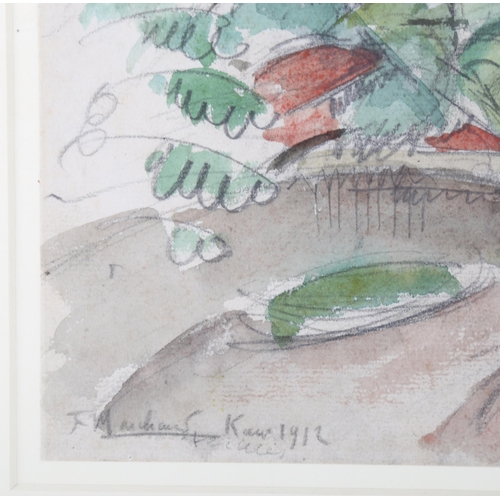 317 - Jean Marchand (1883 - 1940), Kiev 1912, signed, 23cm x 31cm, framed