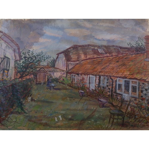 436 - Austin Taylor (1908 - 1992), 3 rural landscapes, watercolour/body colour, mounted (3)