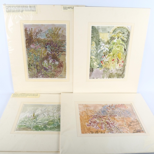 449 - Maurice Sheppard (born 1947), 5 botanical and garden scenes, mounted (5)