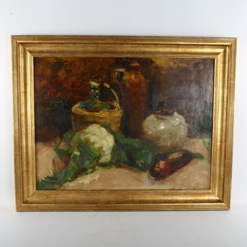 466 - Ken Moroney (1949 - 2018), still life study, oil on board, 45cm x 60cm, framed