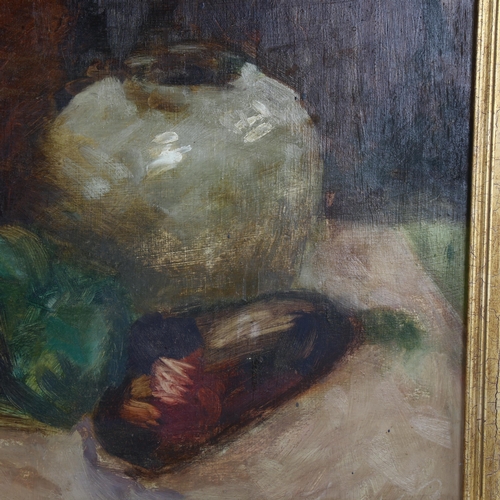 466 - Ken Moroney (1949 - 2018), still life study, oil on board, 45cm x 60cm, framed