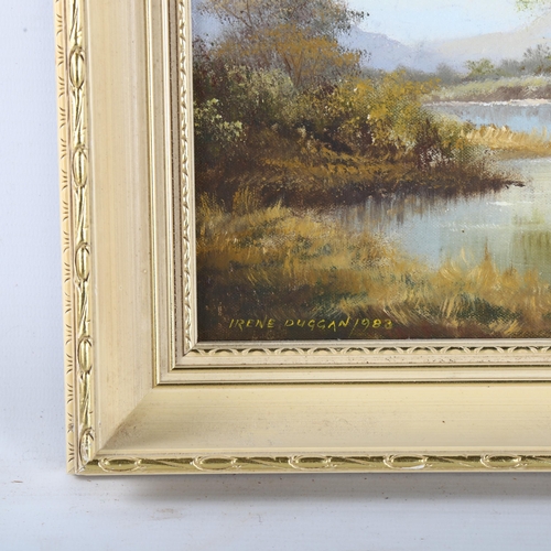 510 - Irene Duggan, Tranquillity, oil on canvas board, 26cm x 37cm, framed