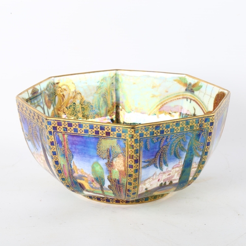 160 - Daisy Makeig-Jonesfor Wedgwood, a Fairyland lustre octagonal bowl, 