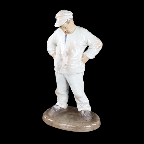 229 - B&G Danish porcelain figure of a farmer, height 28cm
