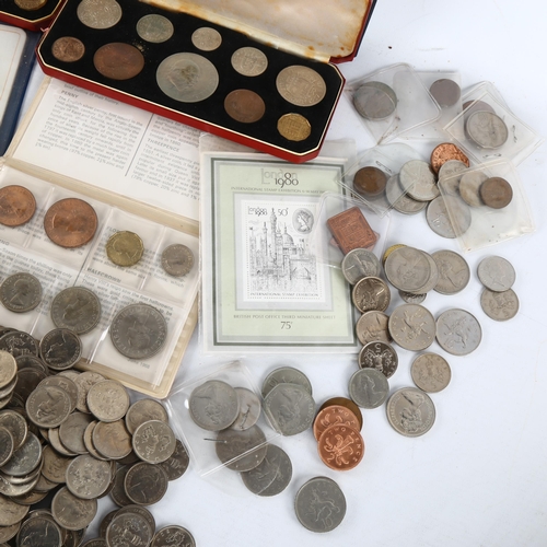 294 - British coins sets and other loose coins