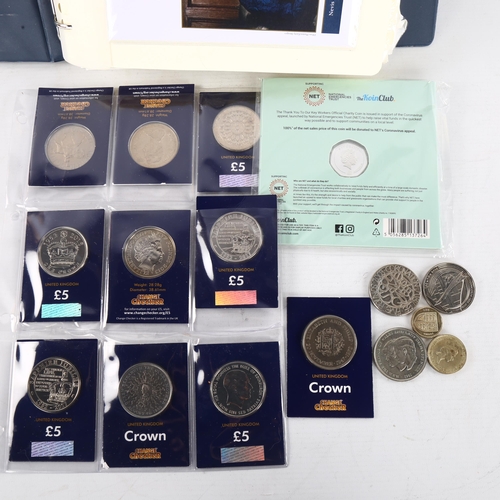 299 - A set of HM Queen Elizabeth II 90th Birthday commemorative coins, crowns and other coins