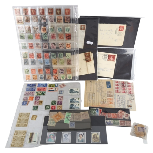 300 - A small collection of Penny Reds and other British postage stamps