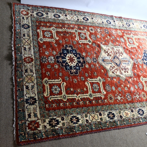 192 - A large Royal Afghan carpet, circa 1980s', approx 300 x 200cm