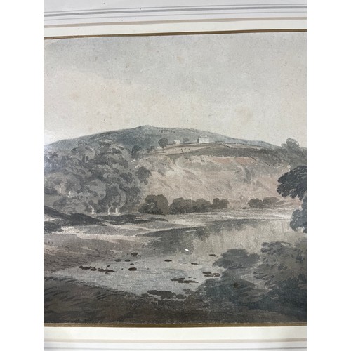 159 - John Varley (1778 - 1842), Bolton Abbey Yorkshire, watercolour, signed and inscribed verso, 22cm x 3... 