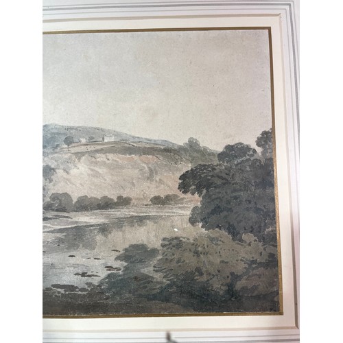 159 - John Varley (1778 - 1842), Bolton Abbey Yorkshire, watercolour, signed and inscribed verso, 22cm x 3... 