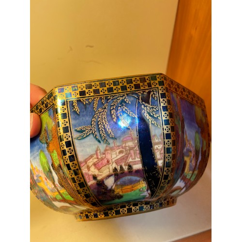 160 - Daisy Makeig-Jonesfor Wedgwood, a Fairyland lustre octagonal bowl, 