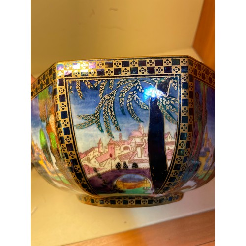 160 - Daisy Makeig-Jonesfor Wedgwood, a Fairyland lustre octagonal bowl, 