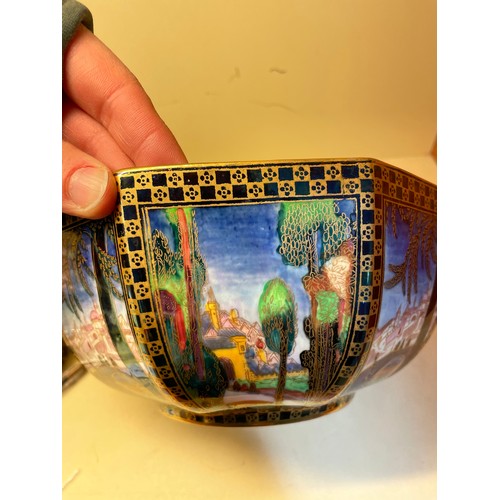 160 - Daisy Makeig-Jonesfor Wedgwood, a Fairyland lustre octagonal bowl, 