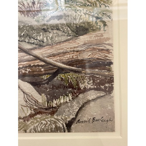 138 - Averil Burleigh (1883 - 1949), a mountain pool, watercolour, signed, 38cm x 54cm, framed