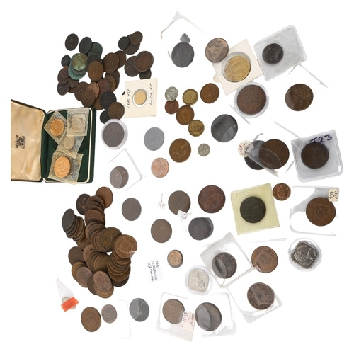 296 - A collection of Channel Islands coinage