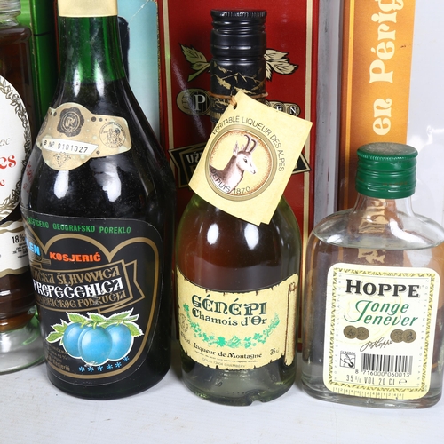 269 - A quantity of Vintage spirits, including a French liqueur Benedictine, Chartreuse French liqueur, Ge... 