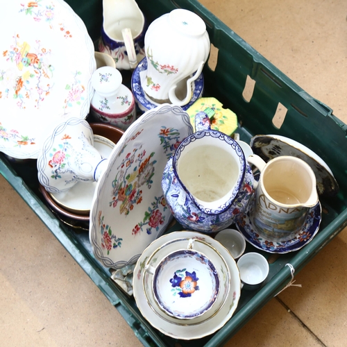 352 - A quantity of Vintage ceramic ware, including Ringtons Marling Ware, Coalport etc