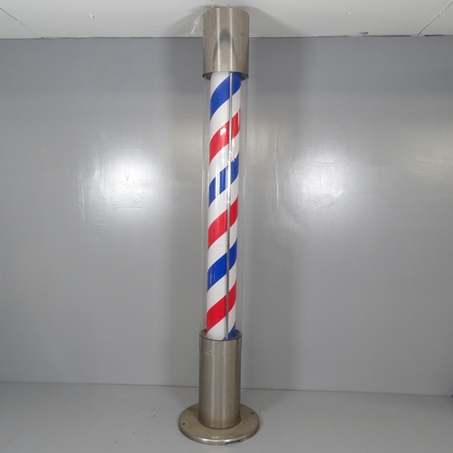 2699 - A vintage barber's pole. Height 208cm.