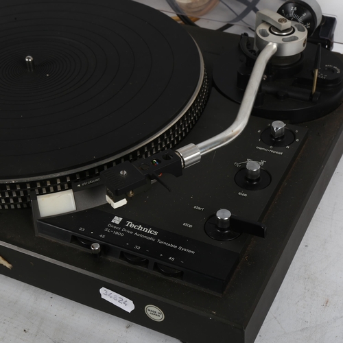 222 - TECHNICS - a direct drive automatic turntable system, model SL-1900