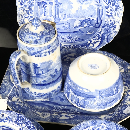 428 - Spode Italian pattern plates, bowls and jug