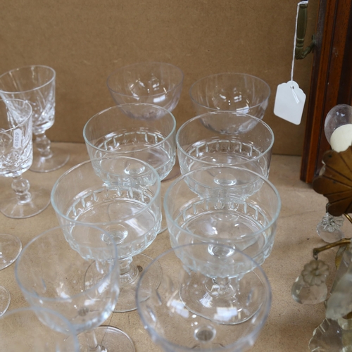 476 - Sundae glasses, wine glasses etc