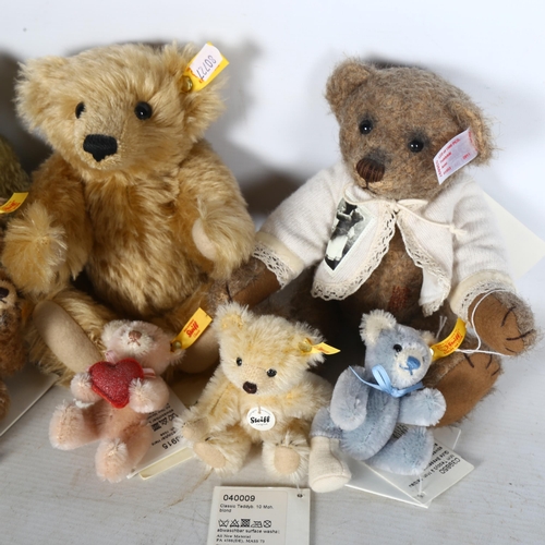 650 - STEIFF - a collection of 8 Steiff limited edition teddy bears, including 