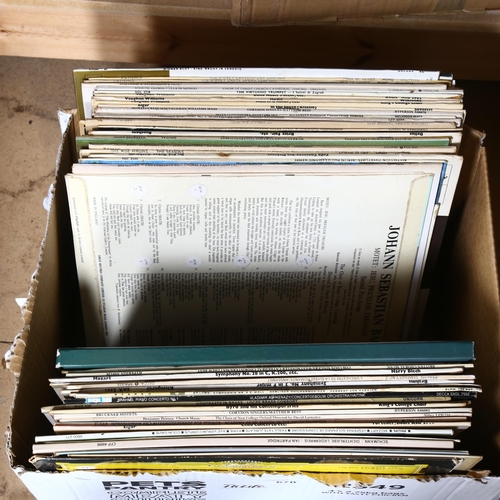 670 - A quantity of Classical vinyl LPs, including such composers as Beethoven, Tchaikovsky, Mozart, Bach,... 