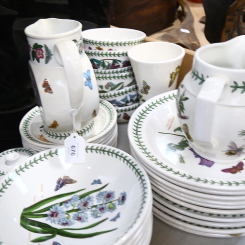 676 - Portmeirion, The Botanic Garden, a quantity of ceramic ware, including 6 fruit bowls, 6 oatmeal bowl... 