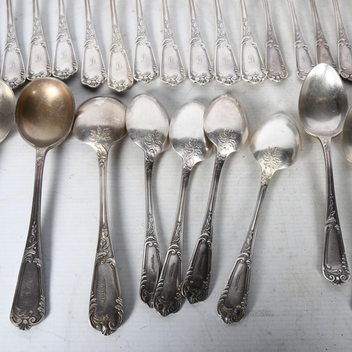 814 - ALEX CLARK & COMPANY LTD - a quantity of silver plated spoons and forks