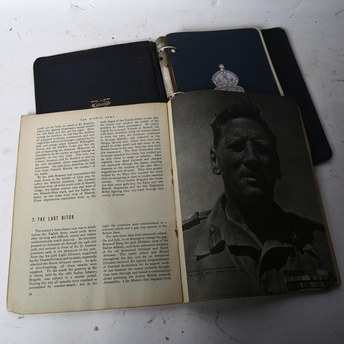 576 - A bound ARP issue notepad, trademark National British Bound Number 4340, and magazine The Army At Wa... 