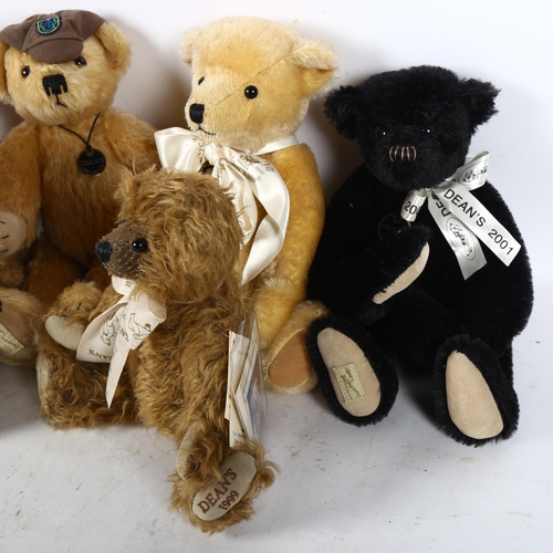 641 - 5 Deans Rag Book teddy bears, and a Marks & Spencer Connoisseur teddy bear, H25cm