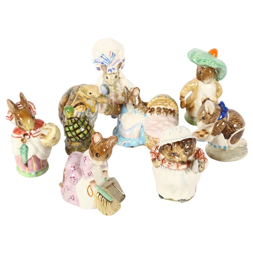 648 - A collection of 8 Vintage boxed Beswick Beatrix Potter figures, including Mr Alderman Ptolemy, and L... 