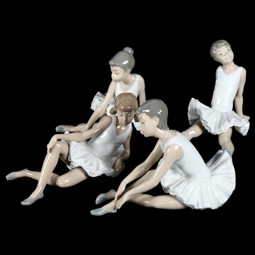 650 - A group of 4 NAO ballet dancer figures, tallest 16cm