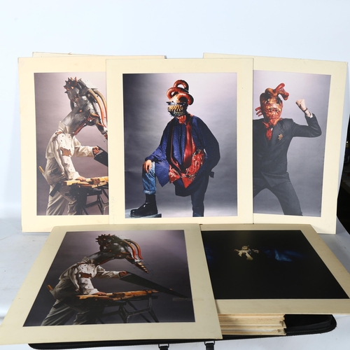 2905 - Mike Laye, a folio of 26 original coloured photographs.  He was a British rock photographer to The C... 