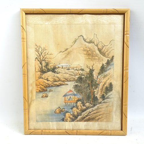 236 - A collection of Oriental prints, including various male figures, market scenes, sailing ships etc