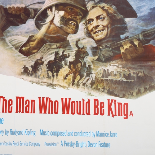 404 - The Man Who Would Be King, (1975),  Britsh Quad film poster, Columbia Pictures, starring Sean Conner... 