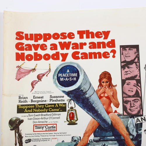 425 - 2 British Quad film posters, What Did You Do in the War Daddy (1966), and double-bill Suppose they G... 