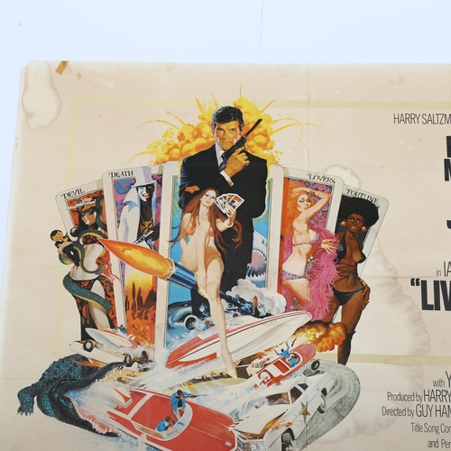 441 - James Bond Live And Let Die (1973) British Quad film poster, starring Roger Moore, 30 x 40 inches
