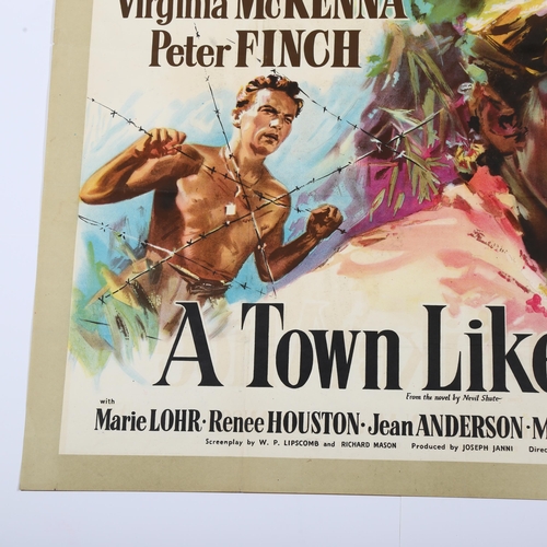 451 - A Town Like Alice (1956) British Quad film poster, artwork Angelo Cesselon, *** 29 1/4 x 40 inches *... 