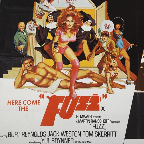 453 - 3 British Quad film posters, The Best Little Whorehouse in Texas (1982), Gator (1974), Fuzz/Hicky an... 