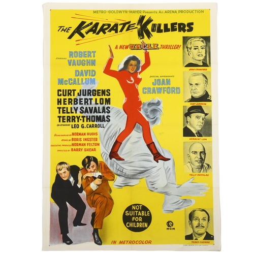 459 - The Karate Killers, (1967) Man from U.N.C.L.E., Australian One Sheet film poster, MGM, 27 x 40 inche... 