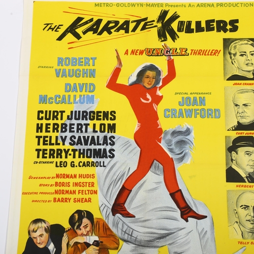 459 - The Karate Killers, (1967) Man from U.N.C.L.E., Australian One Sheet film poster, MGM, 27 x 40 inche... 