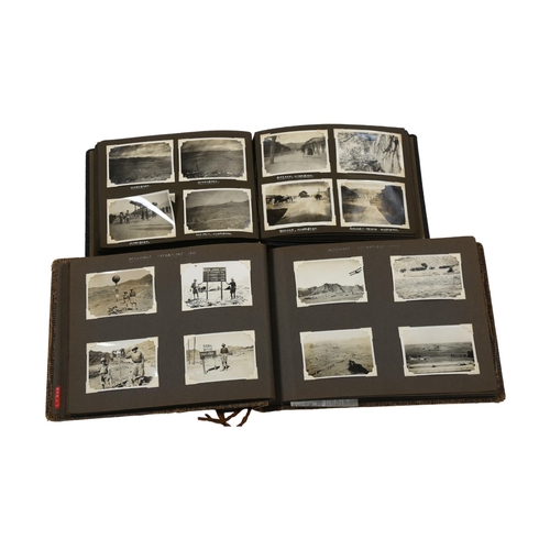 45 - Two Photographic Albums c.1930 - India, Egypt, Middle East.
Army / Military Interest. Photographs of... 