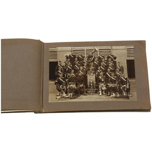 49 - A Regimental Photo Album - First Battalion Seaforth Highlanders. Peshawar, India, 1909. 'Permanent P... 