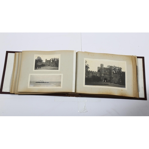 50 - A Victorian Photo Album of Local Sussex Interest. Paper (non glossy) prints of Hastings seafront, Ha... 