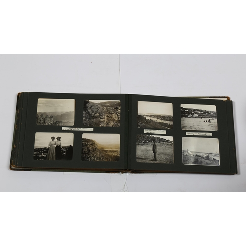 53 - A Photo Album c.1910 - Travel Interest. Australia. Beach and surf scenes from Sydney and Melbourne, ... 